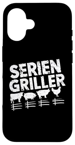 Serien Griller Der King am Grill mit Humor Hülle für iPhone 16 Serien Griller Der King am Grill mit Humor Hülle für iPhone 16 von Grillspaß & Männerhumor vom Feinsten