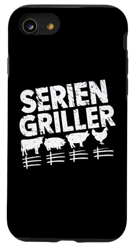 Serien Griller Der King am Grill mit Humor Hülle für iPhone SE (2020) / 7 / 8 von Grillspaß & Männerhumor vom Feinsten