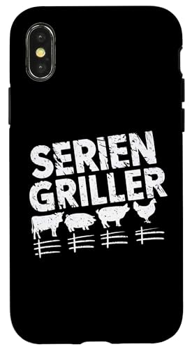 Serien Griller Der King am Grill mit Humor Hülle für iPhone X/XS Serien Griller Der King am Grill mit Humor Hülle für iPhone X/XS von Grillspaß & Männerhumor vom Feinsten
