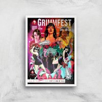 Grimmfest 11th Edition 2019 Giclée Art Print - A2 - White Frame von Grimmfest 2020