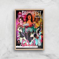 Grimmfest 11th Edition 2019 Giclée Art Print - A2 - Wooden Frame von Grimmfest 2020