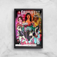 Grimmfest 11th Edition 2019 Giclée Art Print - A3 - Black Frame von Grimmfest 2020