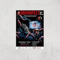 Grimmfest 13th Edition 2021 Giclée Art Print - A3 - Print Only von Grimmfest 2020