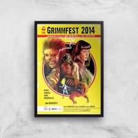 Grimmfest 2014 Giclée Art Print - A3 - Black Frame von Grimmfest 2020