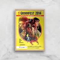 Grimmfest 2014 Giclée Art Print - A3 - Wooden Frame von Grimmfest 2020