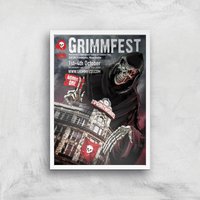 Grimmfest 2015 Poster Giclée Art Print - A3 - White Frame von Grimmfest 2020