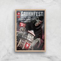 Grimmfest 2015 Poster Giclée Art Print - A4 - Wooden Frame von Grimmfest 2020