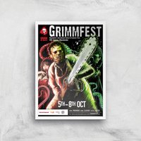 Grimmfest 2017 Giclée Art Print - A2 - White Frame von Grimmfest 2020