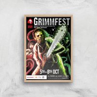 Grimmfest 2017 Giclée Art Print - A2 - Wooden Frame von Grimmfest 2020