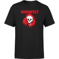 Grimmfest Logo Men's T-Shirt - Black - 3XL von Grimmfest 2020