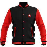 Grimmfest Logo Varsity Jacket - Red/Black - L von Grimmfest 2020