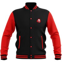 Grimmfest Logo Varsity Jacket - Red/Black - S von Grimmfest 2020