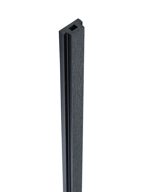 GroJa WPC-Pfostenabdeckleiste, Anthrazitgrau, 3.000 mm von GroJa