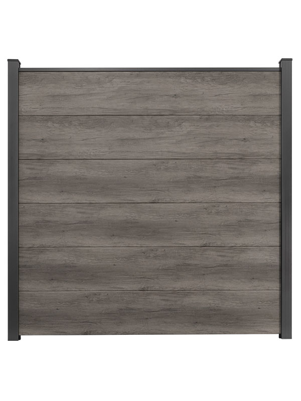 GroJaBasicLine PVC-Steckzaun Quadratisch, Monument Oak GroJaBasicLine PVC-Steckzaun Quadratisch, Monument Oak von GroJa