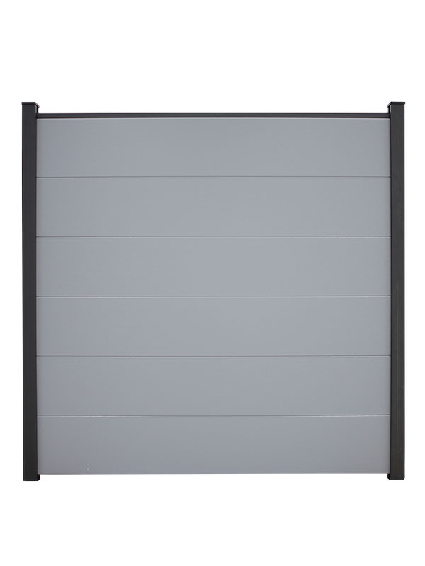 GroJaBasicLine PVC-Steckzaun Quadratisch, Silbergrau GroJaBasicLine PVC-Steckzaun Quadratisch, Silbergrau von GroJa