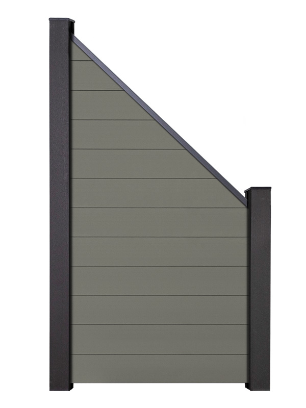 GroJaSolid Steckzaun Schräg WPC / BPC, Grau GroJaSolid Steckzaun Schräg WPC / BPC, Grau von GroJa