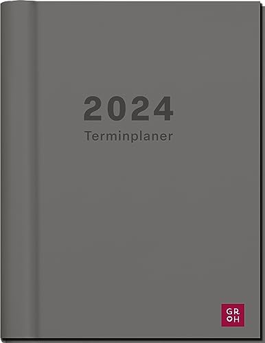 Premium-Terminkalender 2024: Terminplaner: Großer Terminplaner als Wochenkalender mit verdeckter Spiralbindung und mit vielen Extras (Agenda, Planner, Organizer) von Groh Verlag
