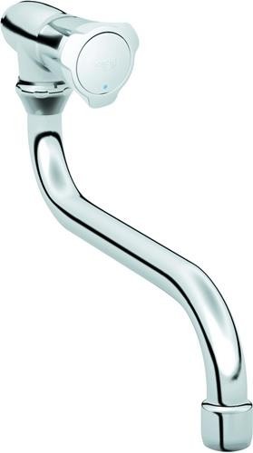 Grohe Auslaufventil COSTA 1/2Zoll, Markierung blau, schwenkbar chrom 30484001 von Grohe Deutschland Vertriebs