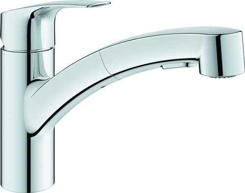 Grohe EH-Spb EUROSMART 1/2Zoll fla. Ala auszb Du Spülbrause chrom 30305001 von Grohe Deutschland Vertriebs