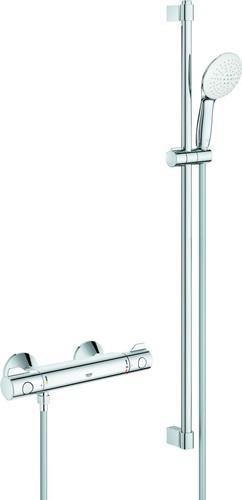 Grohe Thermo-Brausebatt. GROHTHERM 800 1/2Z m Tempesta BG 34566 90cm chr Grohe Thermo-Brausebatt. GROHTHERM 800 1/2Z m Tempesta BG 34566 90cm chr von Grohe Deutschland Vertriebs