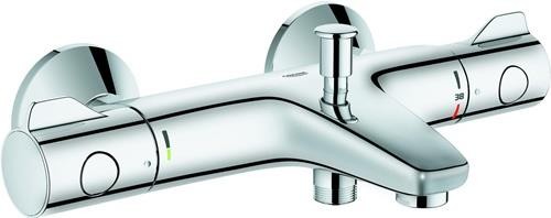 Grohe Thermostat-Wannenbatterie GROHTHERM 800 1/2Zoll, S-Anschlüsse chrom von Grohe Deutschland Vertriebs