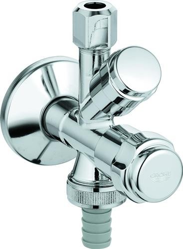Grohe WAS Kombi-Eckventil 1/2Zoll chr Grohe Deutschland Vertriebs 41073000 von Grohe Deutschland Vertriebs