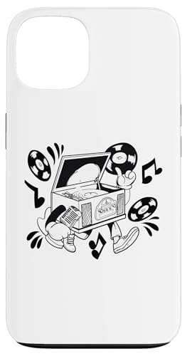 Retro Plattenspieler Cartoon Vibe Hülle für iPhone 13 Retro Plattenspieler Cartoon Vibe Hülle für iPhone 13 von Groove Line Illustration Co