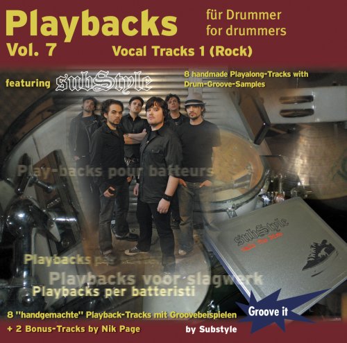 Playbacks für Drummer Vol.7 - Vocal Tracks 1 - featuring Substyle - Playalong CD für Drummer Drums Playbacks für Drummer Vol.7 - Vocal Tracks 1 - featuring Substyle - Playalong CD für Drummer Drums von Tunesday Records