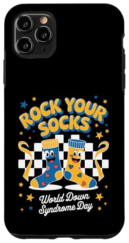 Rock Your Socks Welttag zur Aufklärung über das Down-Syndrom für Damen und Kinder Hülle für iPhone 11 Pro Max Rock Your Socks Welttag zur Aufklärung über das Down-Syndrom für Damen und Kinder Hülle für iPhone 11 Pro Max von Groovy Rock Your Socks Down Syndrome Day Tees