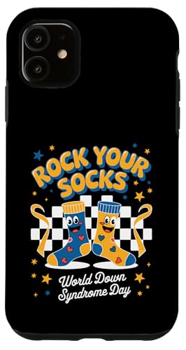 Rock Your Socks Welttag zur Aufklärung über das Down-Syndrom für Damen und Kinder Hülle für iPhone 11 Rock Your Socks Welttag zur Aufklärung über das Down-Syndrom für Damen und Kinder Hülle für iPhone 11 von Groovy Rock Your Socks Down Syndrome Day Tees