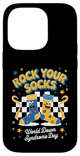 Rock Your Socks Welttag zur Aufklärung über das Down-Syndrom für Damen und Kinder Hülle für iPhone 14 Pro Rock Your Socks Welttag zur Aufklärung über das Down-Syndrom für Damen und Kinder Hülle für iPhone 14 Pro von Groovy Rock Your Socks Down Syndrome Day Tees
