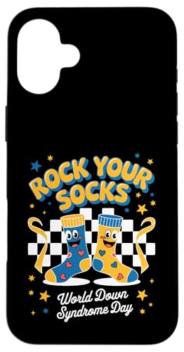 Rock Your Socks Welttag zur Aufklärung über das Down-Syndrom für Damen und Kinder Hülle für iPhone 16 Plus Rock Your Socks Welttag zur Aufklärung über das Down-Syndrom für Damen und Kinder Hülle für iPhone 16 Plus von Groovy Rock Your Socks Down Syndrome Day Tees