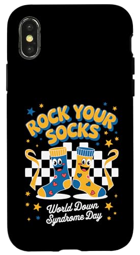 Rock Your Socks Welttag zur Aufklärung über das Down-Syndrom für Damen und Kinder Hülle für iPhone X/XS Rock Your Socks Welttag zur Aufklärung über das Down-Syndrom für Damen und Kinder Hülle für iPhone X/XS von Groovy Rock Your Socks Down Syndrome Day Tees