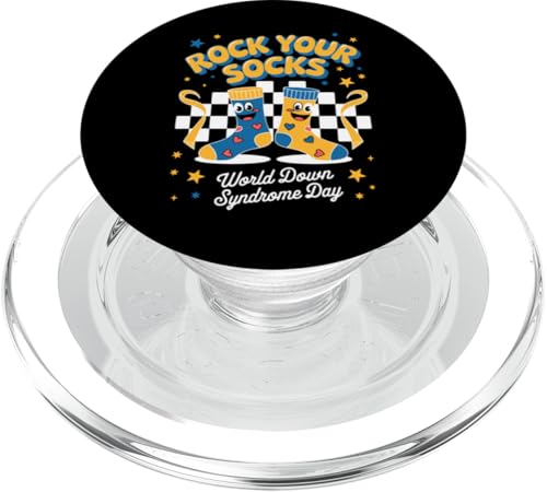 Rock Your Socks Welttag zur Aufklärung über das Down-Syndrom für Damen und Kinder PopSockets PopGrip für MagSafe Rock Your Socks Welttag zur Aufklärung über das Down-Syndrom für Damen und Kinder PopSockets PopGrip für MagSafe von Groovy Rock Your Socks Down Syndrome Day Tees