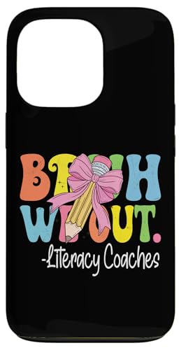 Bruh We Out Literacy Coaches Last Day of School Kokette Bogen Hülle für iPhone 13 Pro von Groovy Teachers Apparel Co.