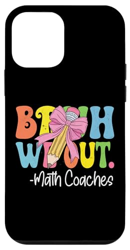Bruh We Out Math Coaches Last Day of School Kokette Bogen Hülle für iPhone 12 mini von Groovy Teachers Apparel Co.