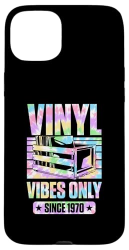 Geburtstag für Plattensammler Vinyl Vibes erst seit 1970 Hülle für iPhone 15 Plus Geburtstag für Plattensammler Vinyl Vibes erst seit 1970 Hülle für iPhone 15 Plus von Groovy Vinyl Record Themed Birthday Party Supply