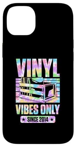 Geburtstag für Plattensammler Vinyl Vibes erst seit 2014 Hülle für iPhone 14 Plus Geburtstag für Plattensammler Vinyl Vibes erst seit 2014 Hülle für iPhone 14 Plus von Groovy Vinyl Record Themed Birthday Party Supply