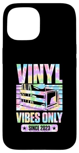 Geburtstag für Plattensammler Vinyl Vibes erst seit 2023 Hülle für iPhone 15 Geburtstag für Plattensammler Vinyl Vibes erst seit 2023 Hülle für iPhone 15 von Groovy Vinyl Record Themed Birthday Party Supply