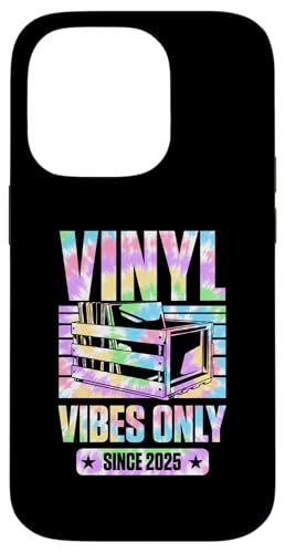 Geburtstag für Plattensammler Vinyl Vibes erst seit 2025 Hülle für iPhone 14 Pro Geburtstag für Plattensammler Vinyl Vibes erst seit 2025 Hülle für iPhone 14 Pro von Groovy Vinyl Record Themed Birthday Party Supply