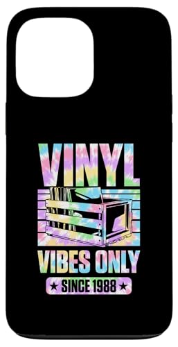 Geburtstag für Plattensammler Vinyl Vibes nur seit 1988 Hülle für iPhone 13 Pro Max Geburtstag für Plattensammler Vinyl Vibes nur seit 1988 Hülle für iPhone 13 Pro Max von Groovy Vinyl Record Themed Birthday Party Supply