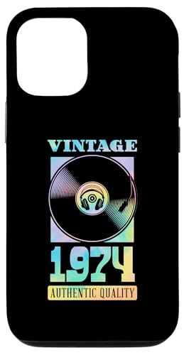 Vintage 1974 Geburtsjahr Authentische Vinyl-Schallplatte Geburtstag Hülle für iPhone 12/12 Pro Vintage 1974 Geburtsjahr Authentische Vinyl-Schallplatte Geburtstag Hülle für iPhone 12/12 Pro von Groovy Vinyl Record Themed Birthday Party Supply