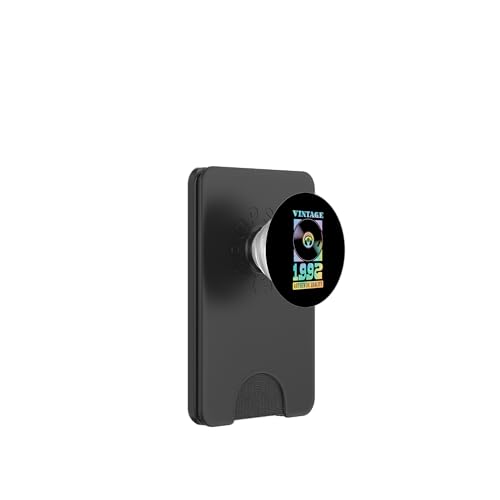 Vintage 1992 Geburtsjahr Authentische Vinyl-Schallplatte Geburtstag PopSockets PopWallet für MagSafe Vintage 1992 Geburtsjahr Authentische Vinyl-Schallplatte Geburtstag PopSockets PopWallet für MagSafe von Groovy Vinyl Record Themed Birthday Party Supply