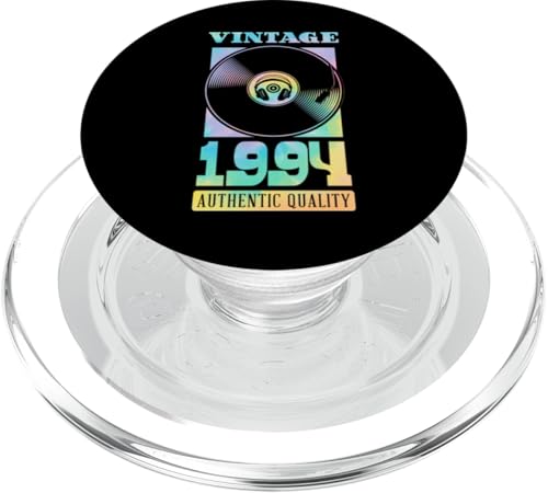 Vintage 1994 Geburtsjahr Authentische Vinyl-Schallplatte Geburtstag PopSockets PopGrip für MagSafe Vintage 1994 Geburtsjahr Authentische Vinyl-Schallplatte Geburtstag PopSockets PopGrip für MagSafe von Groovy Vinyl Record Themed Birthday Party Supply