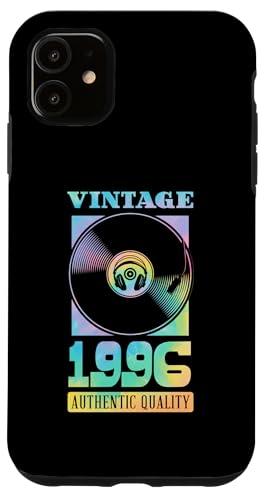 Vintage 1996 Geburtsjahr Authentische Vinyl-Schallplatte Geburtstag Hülle für iPhone 11 Vintage 1996 Geburtsjahr Authentische Vinyl-Schallplatte Geburtstag Hülle für iPhone 11 von Groovy Vinyl Record Themed Birthday Party Supply