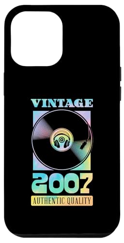 Vintage 2007 Geburtsjahr authentische Vinyl-Schallplatte Geburtstag Hülle für iPhone 12 Pro Max Vintage 2007 Geburtsjahr authentische Vinyl-Schallplatte Geburtstag Hülle für iPhone 12 Pro Max von Groovy Vinyl Record Themed Birthday Party Supply