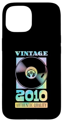 Vintage 2010 Geburtsjahr authentische Vinyl-Schallplatte Geburtstag Hülle für iPhone 15 Vintage 2010 Geburtsjahr authentische Vinyl-Schallplatte Geburtstag Hülle für iPhone 15 von Groovy Vinyl Record Themed Birthday Party Supply