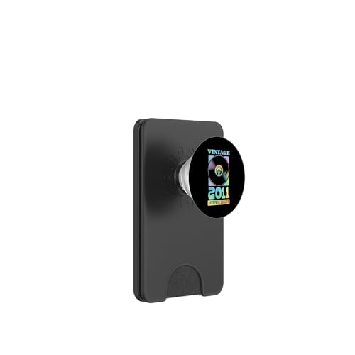 Vintage 2011 Geburtsjahr authentische Vinyl-Schallplatte Geburtstag PopSockets PopWallet für MagSafe Vintage 2011 Geburtsjahr authentische Vinyl-Schallplatte Geburtstag PopSockets PopWallet für MagSafe von Groovy Vinyl Record Themed Birthday Party Supply