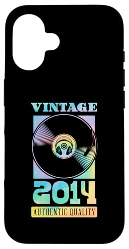 Vintage 2014 Geburtsjahr authentische Vinyl-Schallplatte Geburtstag Hülle für iPhone 16 Vintage 2014 Geburtsjahr authentische Vinyl-Schallplatte Geburtstag Hülle für iPhone 16 von Groovy Vinyl Record Themed Birthday Party Supply