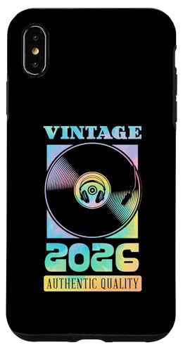 Vintage 2026 Geburtsjahr Authentische Vinyl-Schallplatte Geburtstag Hülle für iPhone XS Max Vintage 2026 Geburtsjahr Authentische Vinyl-Schallplatte Geburtstag Hülle für iPhone XS Max von Groovy Vinyl Record Themed Birthday Party Supply